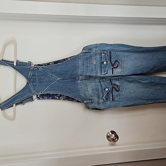 VINTAGE CANDIES DENIM OVERALLS - Picture 6 of 12